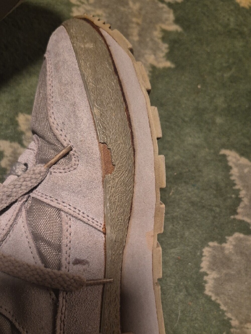 L.L. Bean Light Gray High-Top Women's Sneakers - Picture 9 of 12